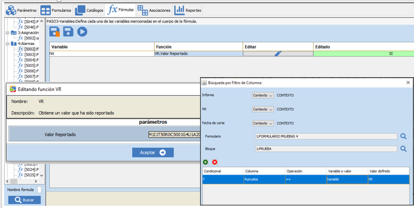 Parametrización de la función BUSCAR_OCURRENCIAS_MEM()
